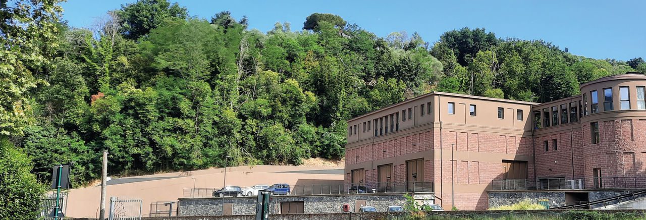 Vista dell'impianto Iren Acqua Tigullio