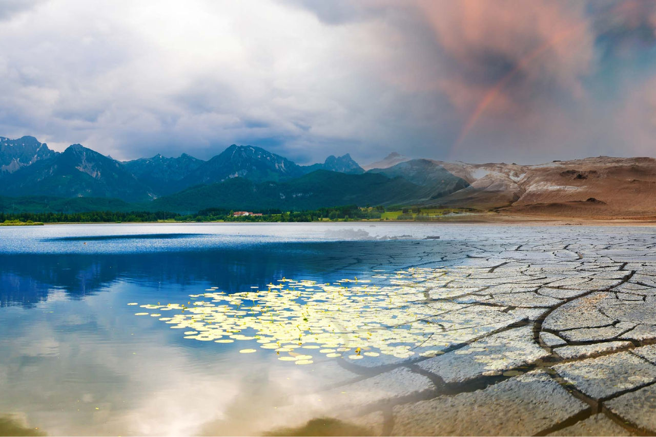 lago ghiacciato