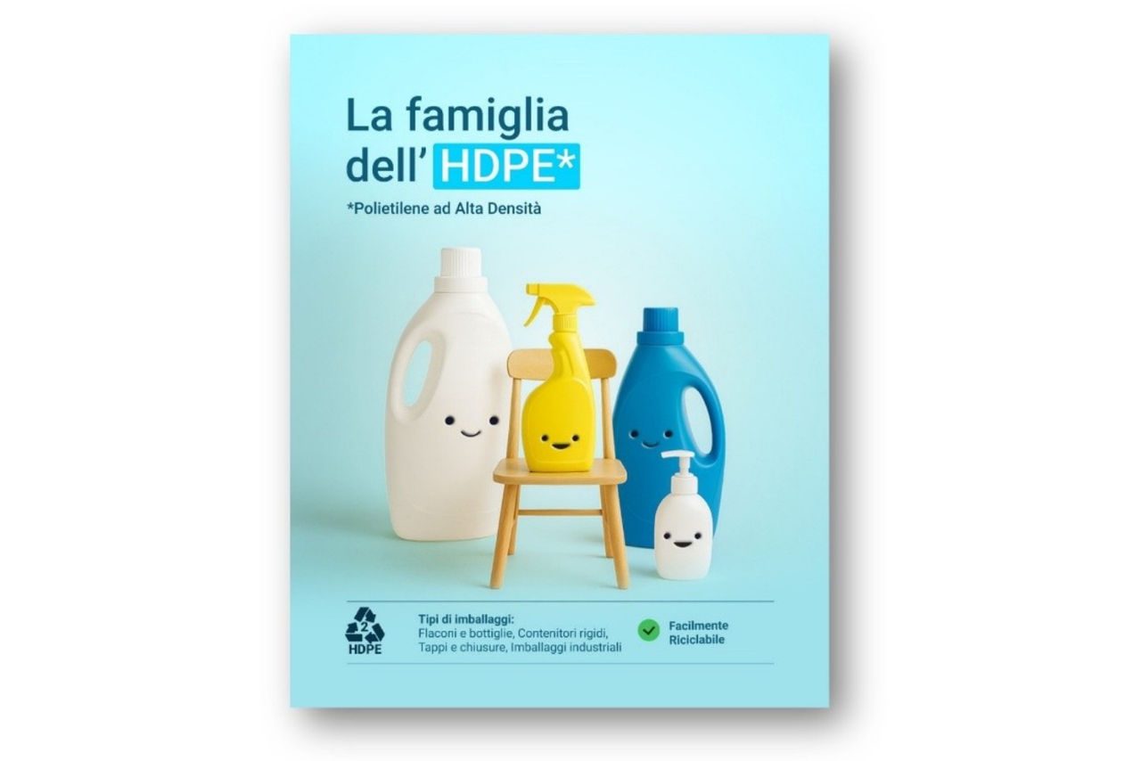 Campagna Corepla "La famiglia dell'HDPE"
