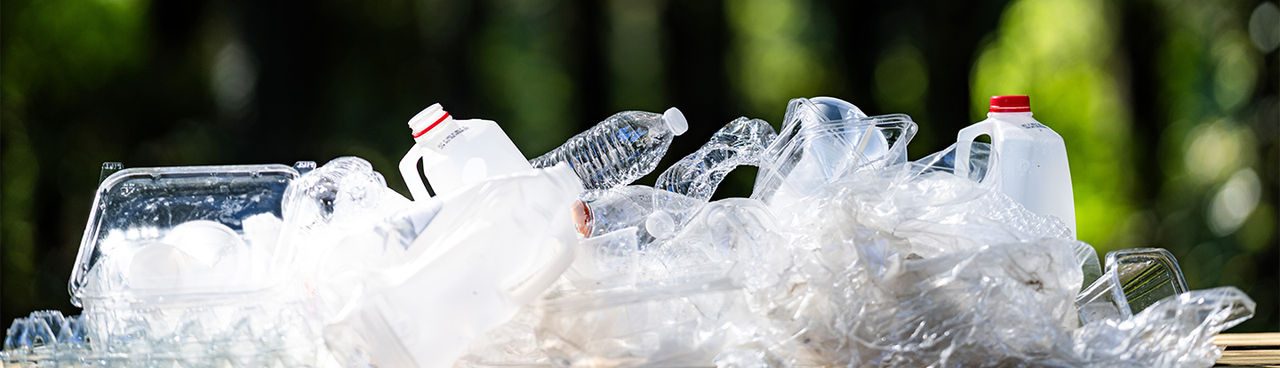 plastica pronta per essere gettata