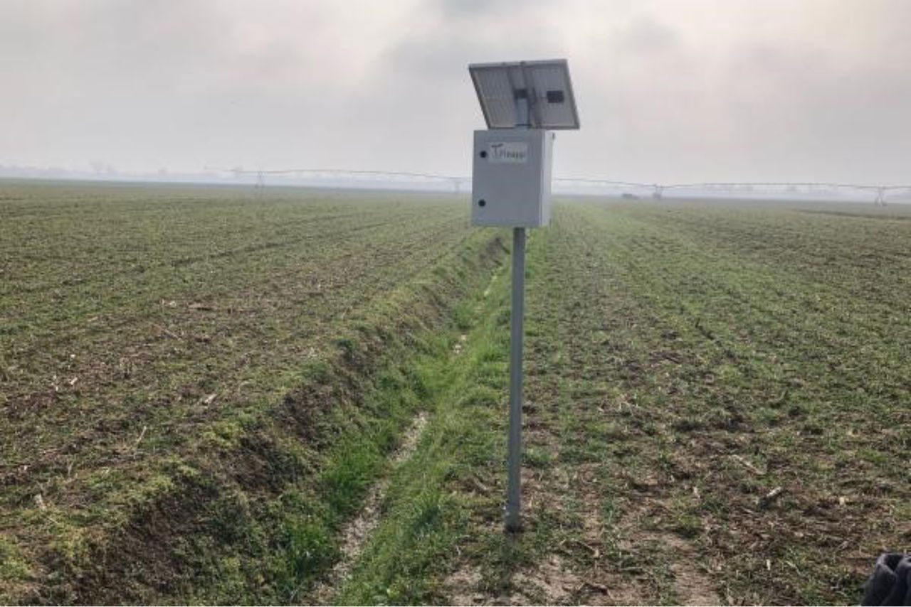 campo irrigato dalla tecnologia Finapp