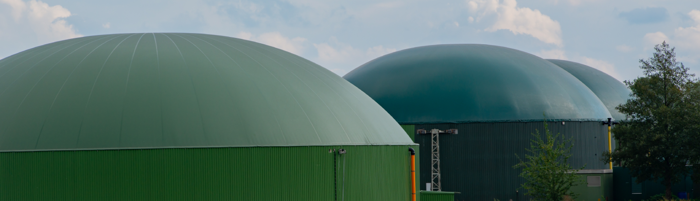impianto a biogas per la produzione di energia