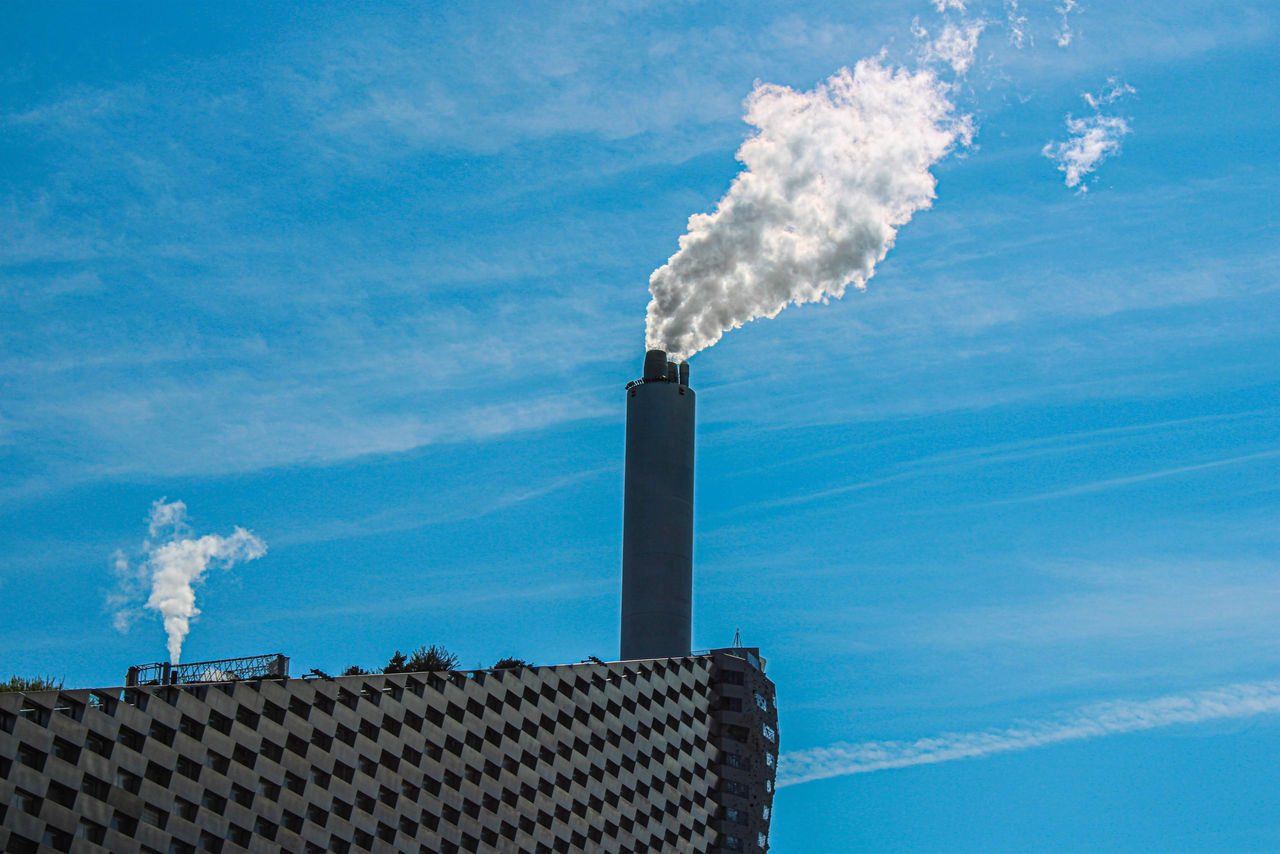 Termovalorizzatore in funzione
