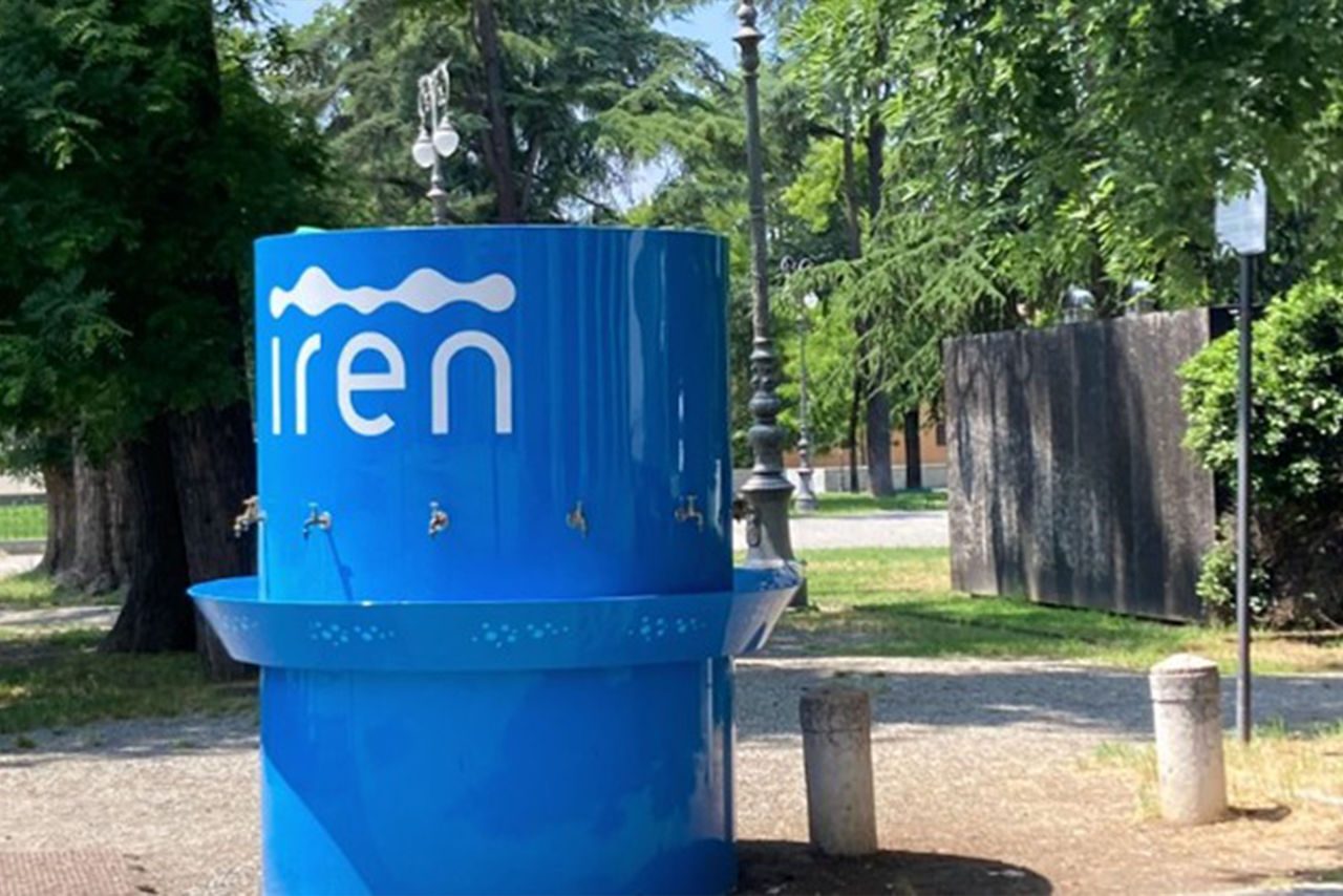 fontanone di acqua iren