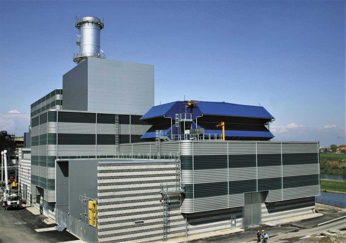 Vista dell'impianto di cogenerazione Torino Nord