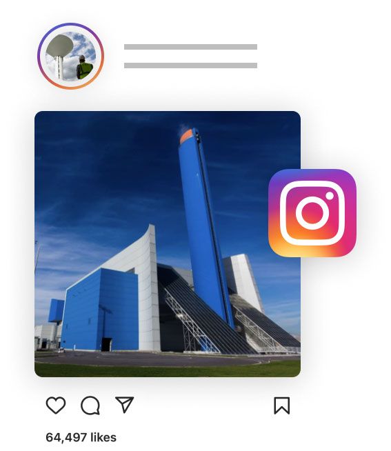 Post Instagram in cui si parla di un impianto
