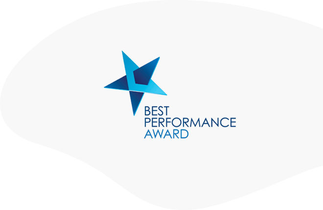 Logo del certificato Best Performance Award