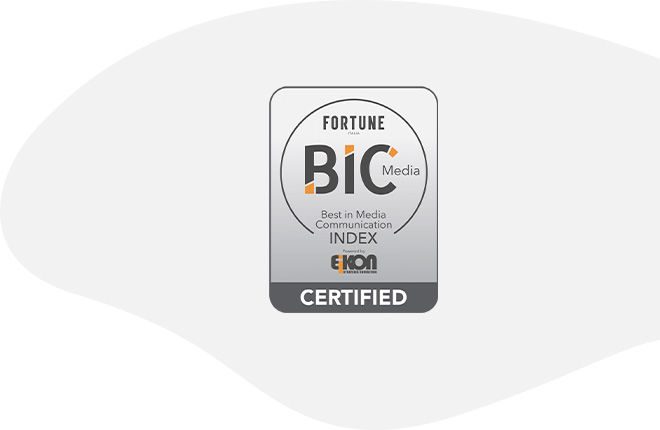 Logo Best in Media Communication FORTUNE